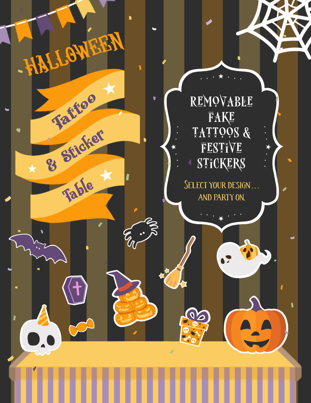 Tattoo & Sticker Table