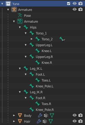 Armature Hierarchy