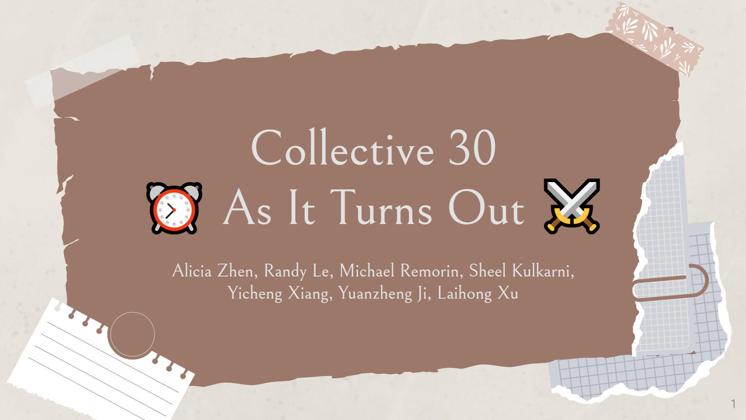 Design Documentation &amp; slide deck