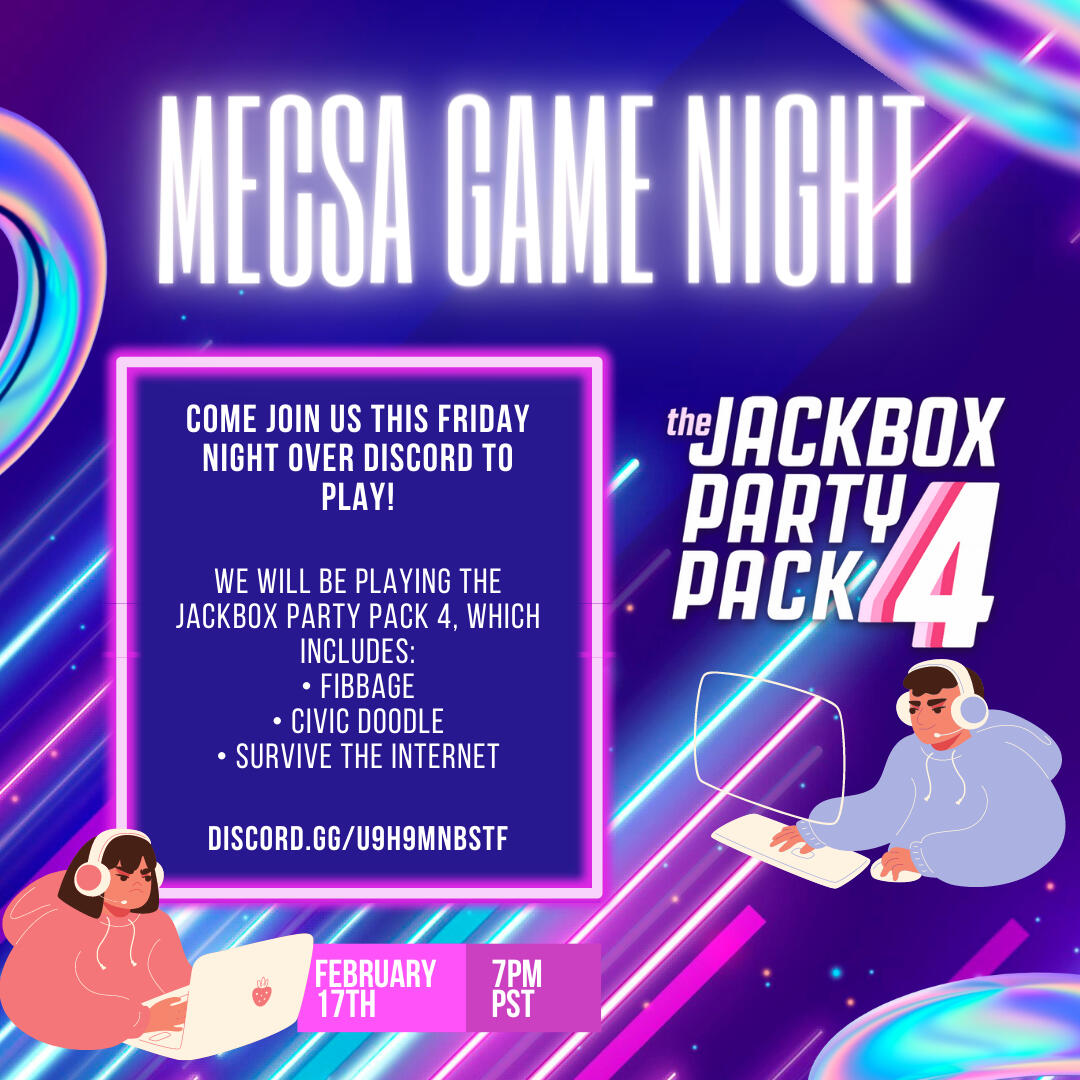 MECSA Game Night Event MECSA Game Night Event